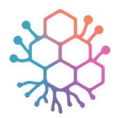 RiverRoot Studios logo - stylized roots and branches design